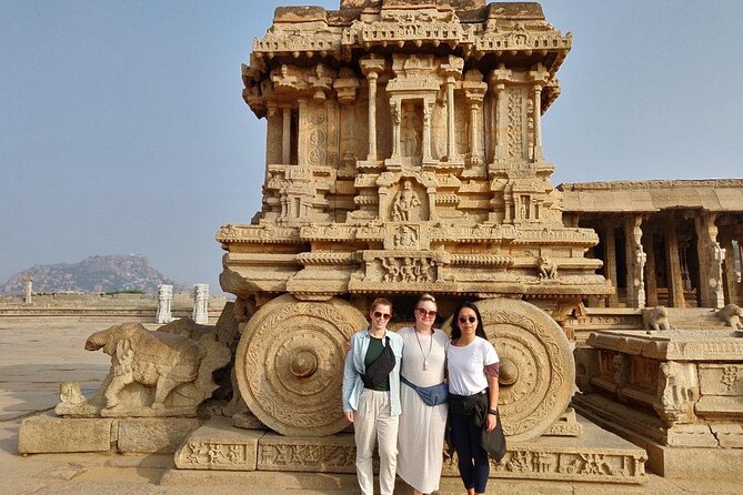 1 day private tour of Hampi world heritage site in car with professional guide - Sasivekalu Ganesha and Ugra Narsimha: statues that feel oversized on purpose