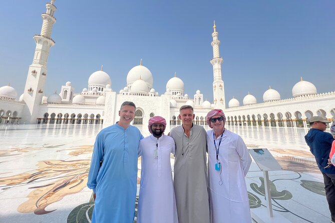 Abu Dhabi Tour Grand Mosque Heritage Village Emirates Palace - The day’s backbone: Sheikh Zayed Grand Mosque first