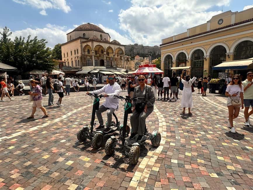 Ancient Athens Electric ATV Scooter Tour - The Acropolis corridor: views, the Odeon, and a sense of scale