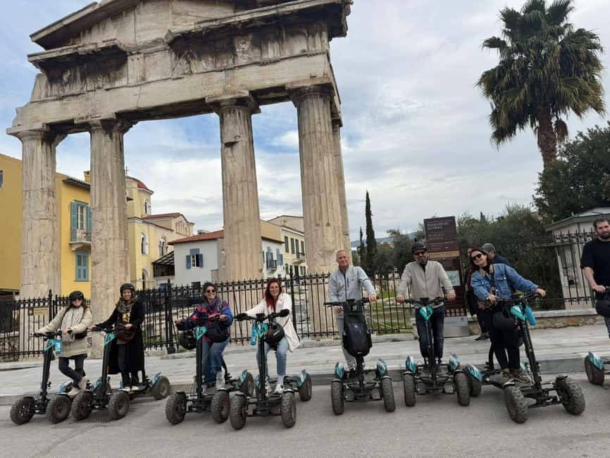 Ancient Athens Electric ATV Scooter Tour - Monastiraki Square and the flea market pass: a more modern Athens beat