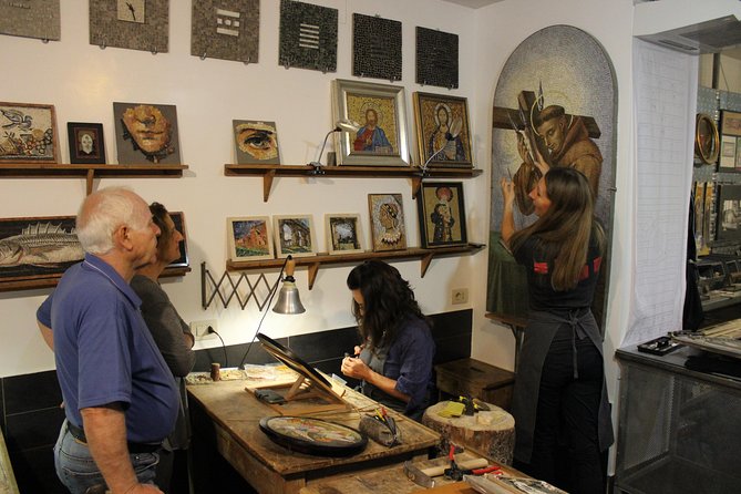 Ancient Mosaic Workshop in Rome - Your take-home artwork: frame, box, and a souvenir with weight