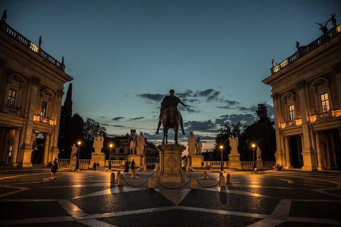 Ancient Rome's Ultimate Night Walk - A 7:00 pm Rome route that connects power from Caesar to modern Italy