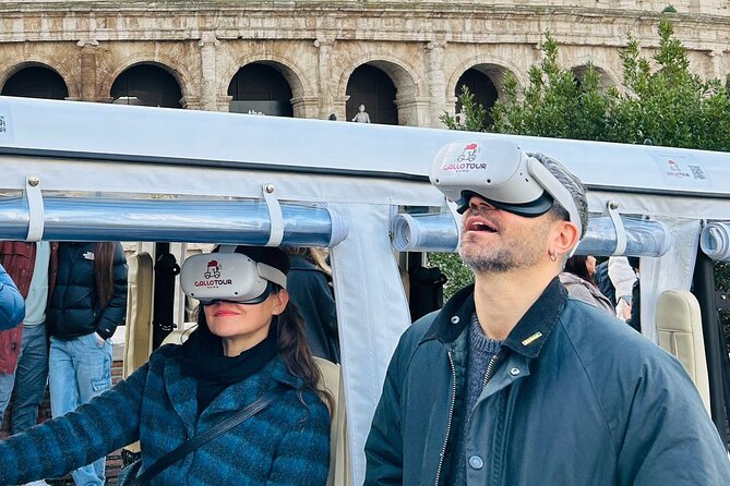 Ancient Rome VR Experience in Golf Car - Coffee, tea, water, and smart photo pacing