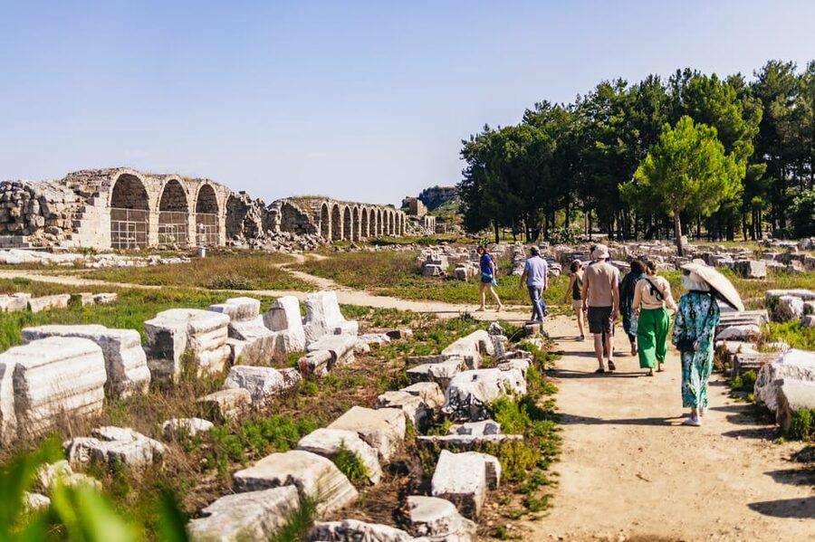 Antalya: Ancient Perge, Aspendos Theater & City of Side Tour - Side: the ancient port town and the Temple of Apollo by the sea
