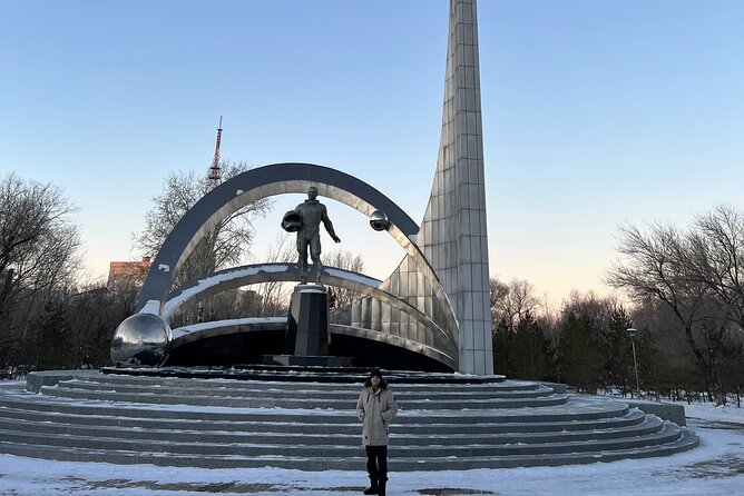 Astana: KarLag and Karaganda - Private USSR history tour - Monument Mining Glory and the Karaganda phrase you’ll notice twice