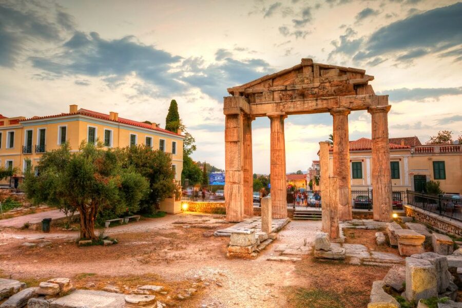 Athens: Roman Agora & Ancient Agora E-ticket & 2 Audio Tours - Roman Agora: Gate of Athena Archegetis to the Mosque of the Conqueror