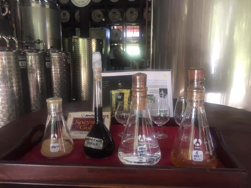 Barbados: St Nicholas Abbey Distillery, CTH Heritage Railway - Rum at St Nicholas Distillery: Award-Winning Reputation, Small Samples