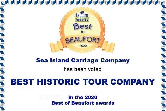 Beaufort’s #1 Horse & Carriage History Tour - Who should book this carriage history tour