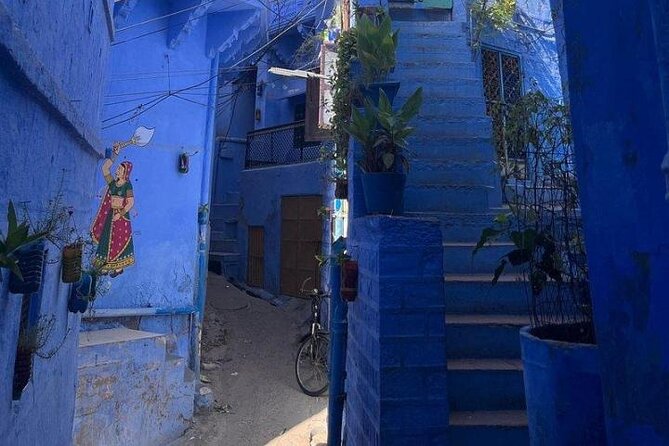Blue City Heritage Private Walking Tour With Pickup and Drop-Off - Live guide commentary: how it changes the walk