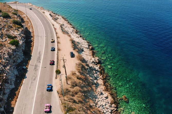 Buggy Tour in Ancient Ruins and Temples around Athens-SOUNIO Poseidon Temple - Lake Vouliagmeni: your brackish-water break from sightseeing