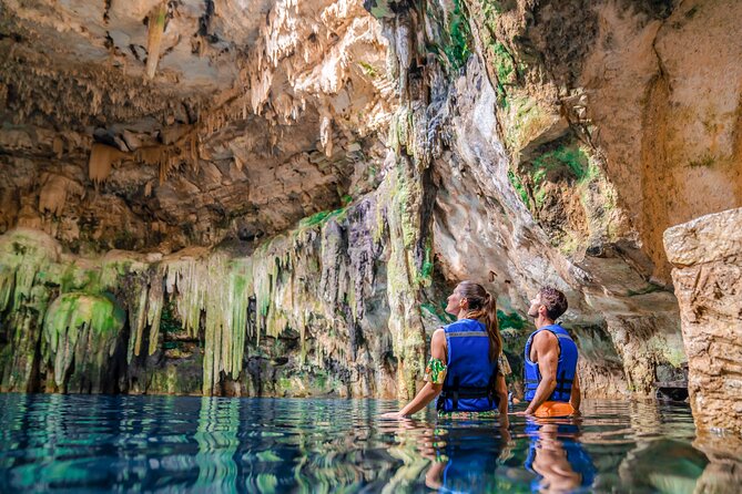 Chichen Itza Guided Historical Tour with Lunch Included - Tsukán Cenote Swim: Blue light, lifejacket, and a couple extras