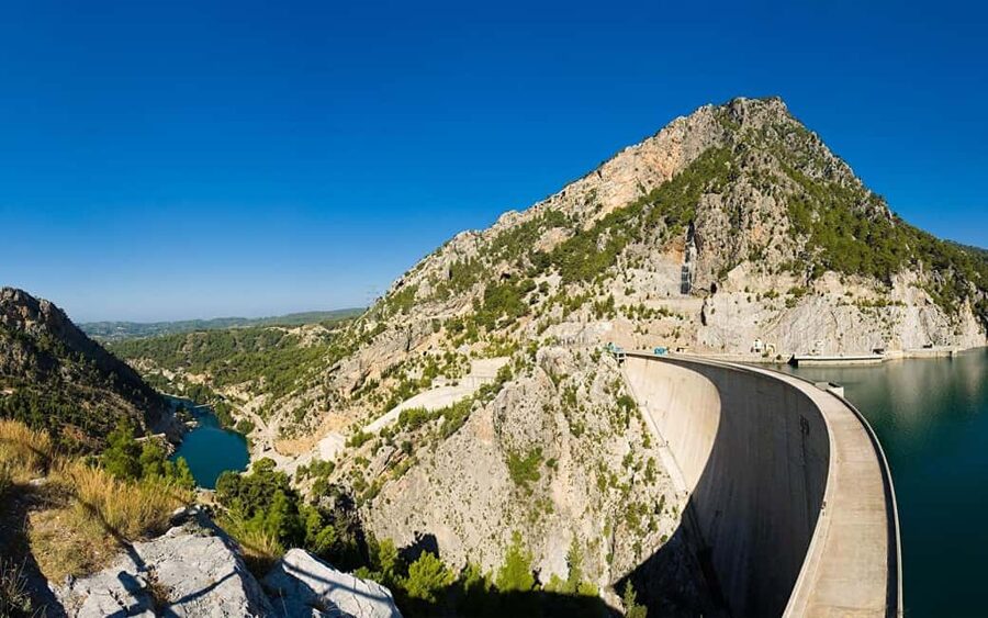 City of Side: Green Canyon, Waterfall, Ancient City Mix Tour - Oymapinar Dam: engineering scale with a clear purpose