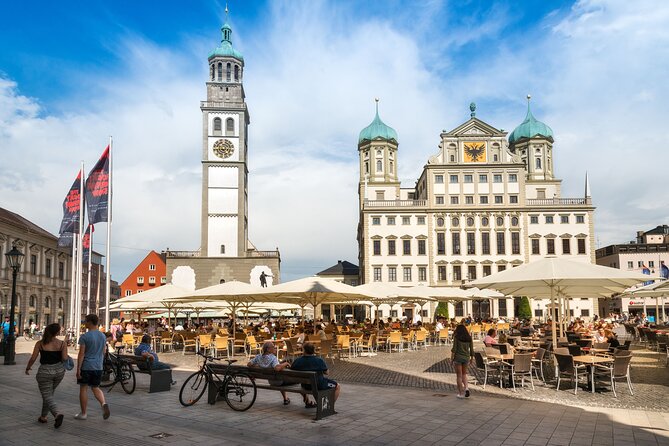 Classic city tour in the World Heritage City of Augsburg - Town Hall inside: Golden Hall, Roman Camp, or Brecht House