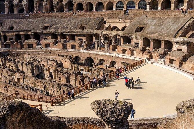 Colosseum Arena Private Tour With Ancient City of Rome - The Arena Floor Moment Most Tours Skip