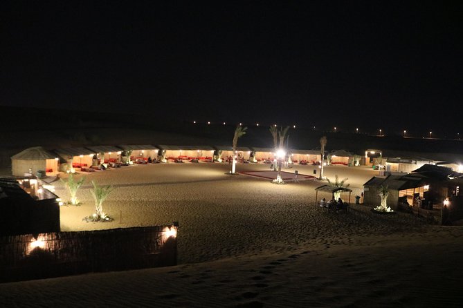 Desert Safari with Entertainment & BBQ Dinner-Heritage Camp - From Dubai Pickup to Fossil Rocks Red Dunes
