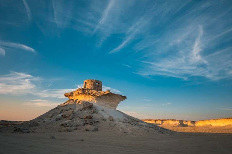 Doha: Combo Heritage & Art Tour of North and West Qatar - Al Jumail abandoned pearl village: history you can walk through