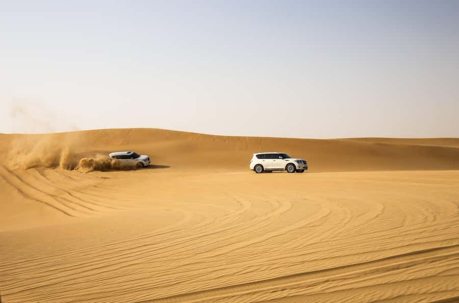 Dubai: Desert Safari or Hatta Tour with Kayaking - Desert Safari: dune bashing, camel ride, sandboarding, and a show-packed dinner