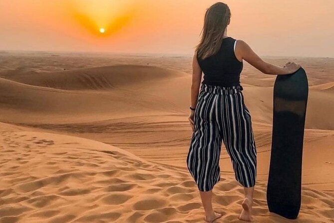 Dubai Evening Desert Safari With BBQ Dinner at Arabian Heritage - Live entertainment: belly dance, Tanoura, and fire show energy
