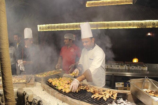 Dubai Evening Desert Safari With BBQ Dinner at Arabian Heritage - BBQ buffet dinner: what you’ll actually eat