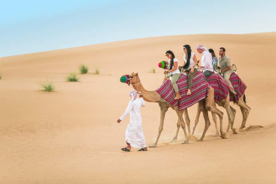 Dubai: Heritage Camel Desert Safari with Traditional Dinner - Heritage Camp Activities: Henna, Bread-Making, and Folk Performances