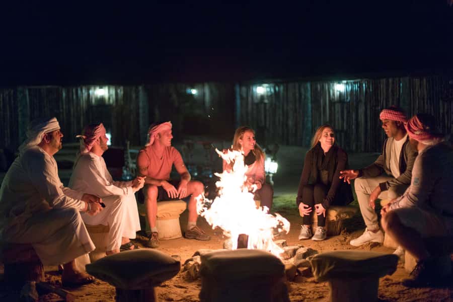 Dubai: Heritage Desert Safari wtih Overnight and Breakfast - Camp dinner and cultural shows: what you’ll actually do