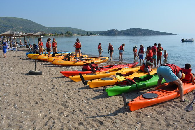 Epidavros sea kayak at the Ancient sunken city tour, small ancient theater - A walk to the Little Theatre of Epidaurus in Nisi