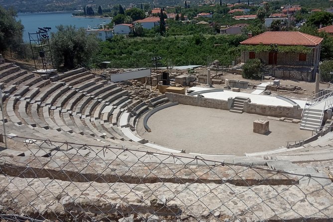 Epidavros sea kayak at the Ancient sunken city tour, small ancient theater - Athina EcoFarm: organic food with a story behind it