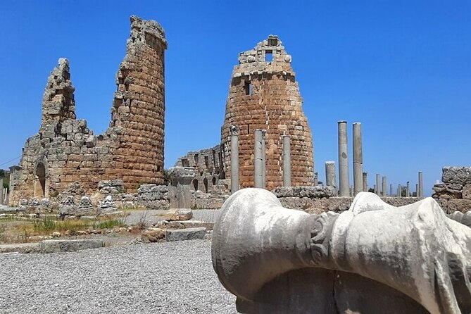 From Antalya: Perge Ancient City & Temple of Apollo Tour - Stop 4: Apollon Temple in Side—Columns by the Waterline