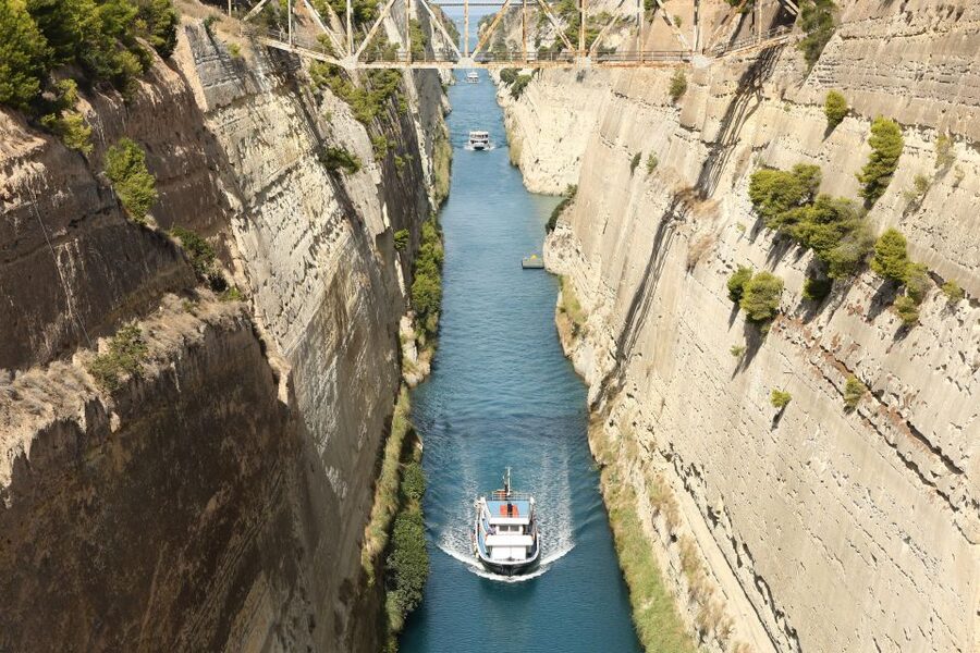From Athens: Ancient Corinth Day Trip with Canal & VR Guide - Corinth Canal first: big engineering, fast payoff
