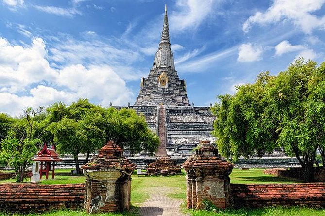 From Bangkok: Ayutthaya Temples Small Group Tour with Lunch - Wat Yai Chaya Mongkhon: Chedi views and monk-pilgrimage context