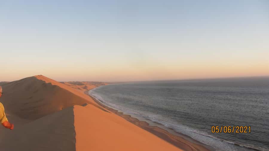 From Walvis Bay: Sandwich Harbour World Heritage Site - What Sandwich Harbour Lagoon feels like on the ground