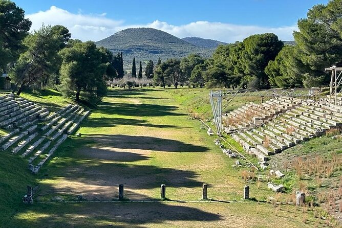 Full Day Biblical Ancient Corinth Canal Mycenae Epidauvro Nafplio - Temple of Apollo and the layered city walk