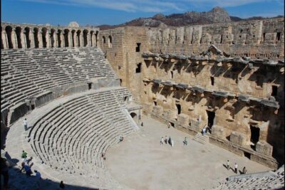 Full-Day Tour of Kursunlu Waterfalls, Aspendos, and Ancient Ruins of Side From Alanya - Kurşunlu Waterfalls: pine shade, stairs, and spotting wildlife