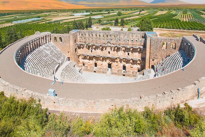 Full-Day Tour of Kursunlu Waterfalls, Aspendos, and Ancient Ruins of Side From Alanya - Side ruins: walls, baths, agora, and the nymphaeum
