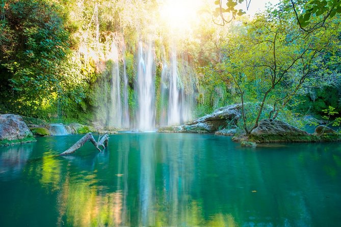 Full-Day Tour of Kursunlu Waterfalls, Aspendos, and Ancient Ruins of Side From Alanya - The leather and jewelry shop stop: how to use it without stress