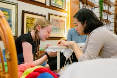 Hanoi's Heritage: Embroidery Workshop in Ancient House - The class flow: learn stitches, then stitch your own motif