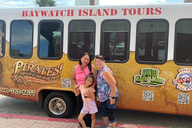 Historical Tour of Galveston by Air-Conditioned Bus - Bus Window Views and the Galveston Railroad Museum Pass-By