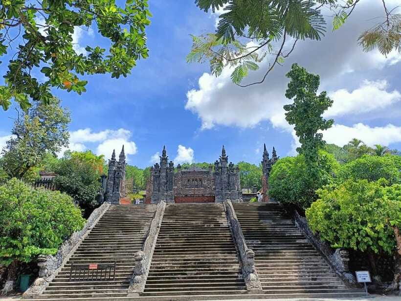 Hue: 3 Best Royal Tombs Tour and Ancient Pagoda - Khai Dinh Tomb: where Vietnamese and French-era design collide