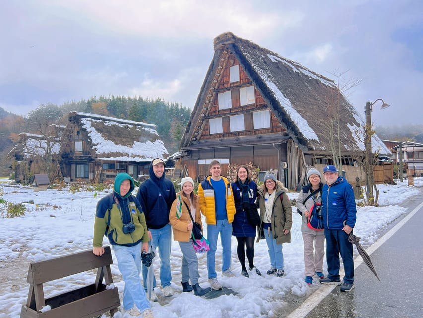 Kanazawa: World Heritage Shirakawa-go Morning Guided Tour - First stop: Kanazawa Station West Plaza at 7:50