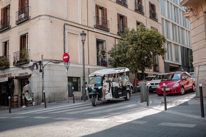 Madrid Historical Tour with Local Guide in Eco Tuk Tuk Private - Prado Museum area and San Jerónimo el Real: art and old-school Madrid