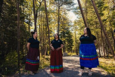 Mi'kmaq Heritage Path Tour - Stop 1: Elsipogtog welcome in the raised teepee