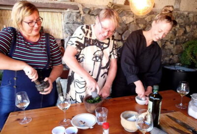 Mojo Workshop Cooking Class in Ancient Canarian Village - Meet Chef Ave and Erik: cooking with authority, storytelling with heart