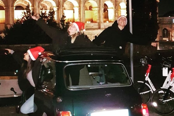 NIGHT TOUR THINK BIG, GO MINI! Rome in Mini Cooper Classic Cabrio - The Pantheon: Pagan Temple to Modern Wonder