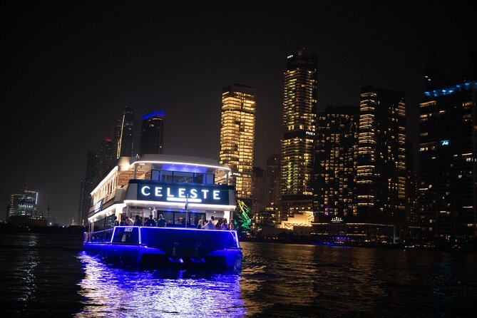 Premium Celeste Dinner Cruise on Dubai Creek with Heritage Views. - Key highlights