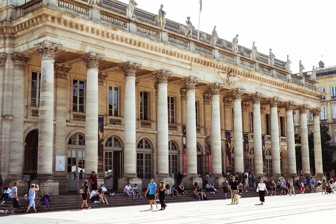 Private Bordeaux History Tour with a glass of Bordeaux wine. - Place de la Bourse, Miroir d’Eau, Theatre, and Pont de Pierre: Merchants to Arts