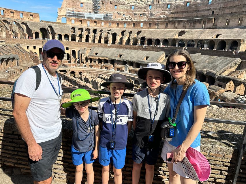 Private Colosseum & Ancient Rome Family Tour for Kids - What You’ll See in the Colosseum: Gladiators, Arches, and Original Roads
