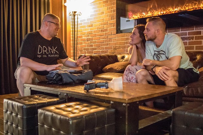 Private Drunk History Tour - The guide factor: Emzy’s photo-backed storytelling keeps it personal