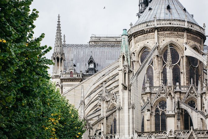 Private Historical Tour of Notre Dame - Stop 5: Rue du Cloître Notre-Dame—side views, windows, and gargoyle logic