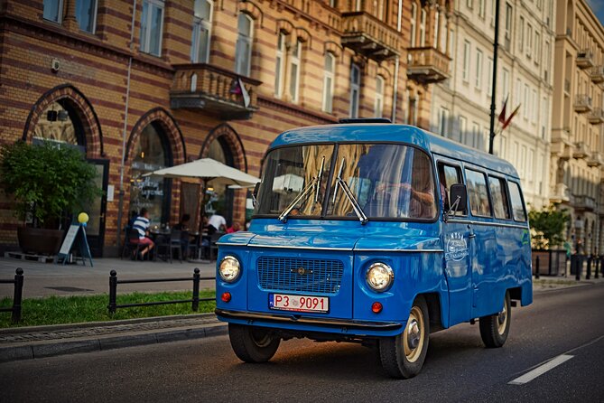 Private Historical Tour of Warsaw by a Retro Fiat with Pickup - Why a Retro Fiat Beats a Regular Van in Warsaw