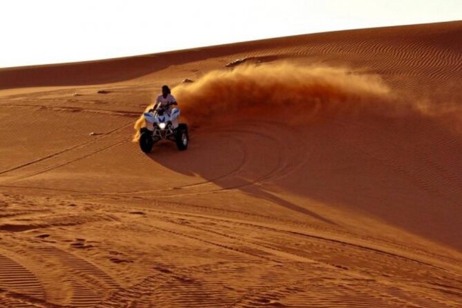 Red Sand Dunes Tour with Camel Ride ,Quad Biking, Heritage House - Dune Bashing: The Part You’ll Feel in Your Bones